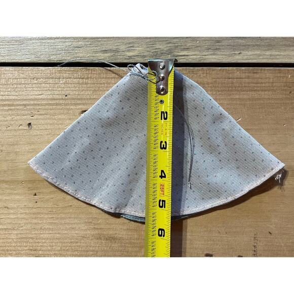 Vintage Barbie Tulle sparkle lined Skirt with matching neck scarf. Tan/Green - Picture 5 of 6